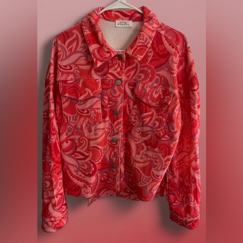 Emily Wonder Paisley Jean Jacket - Picture 4 of 10